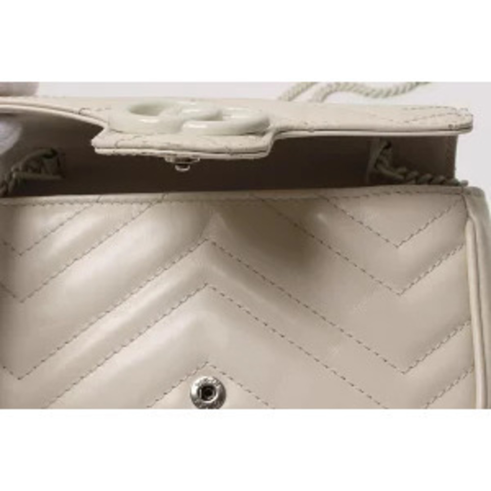 Gucci GG Marmont Super Bag Leather Ivory White - Picture 4 of 5